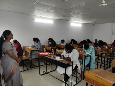 Organizers preparing the event